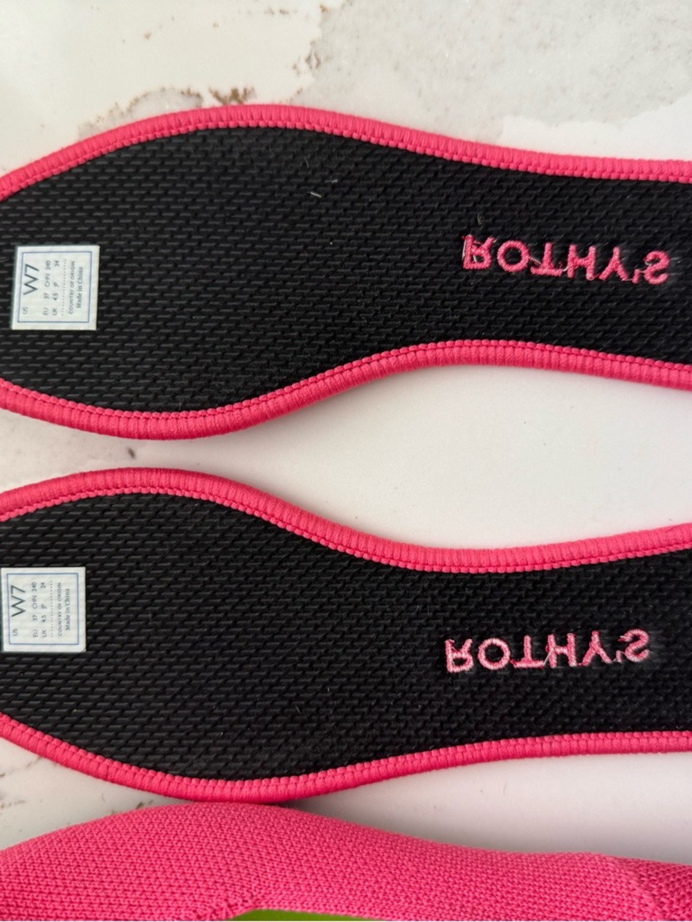 Rothy's The Petal Square Toe Ballet Flat Soirée Pink Size 7 Barbiecore Girlie - Picture 12 of 13